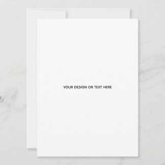 Create Your Own white  Card