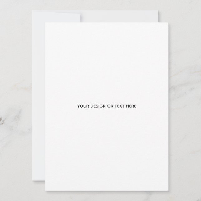 Create Your Own white  Card (Front)