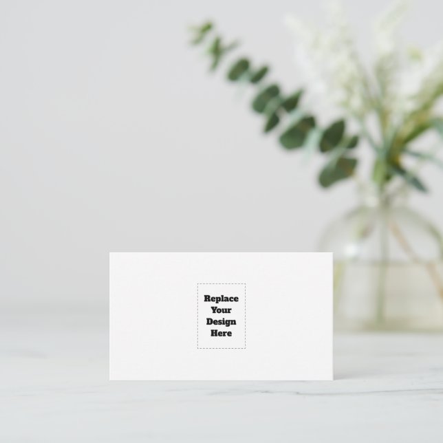 Create Your Own white  Card (Standing Front)