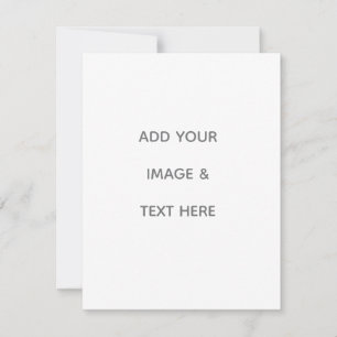 Create Your Own white  Card