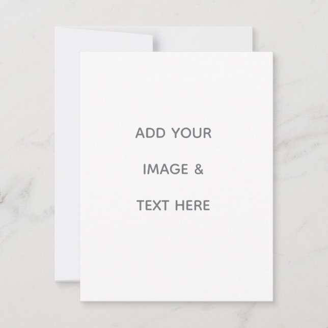 Create Your Own white  Card (Front)