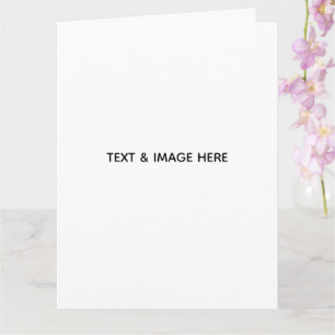 Create Your Own white Card
