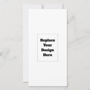 Create Your Own white  Card