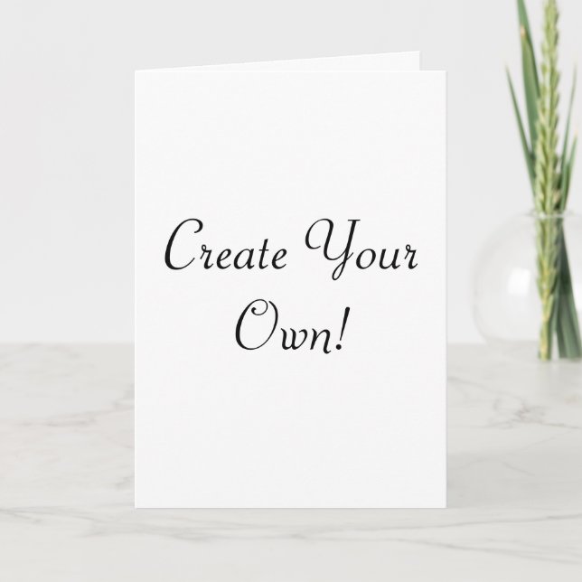 Create Your Own White Card (Front)
