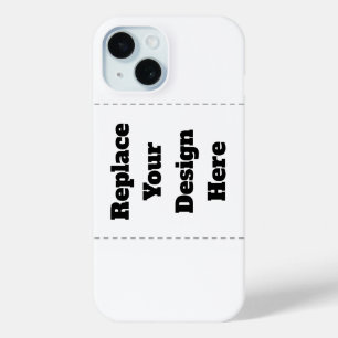 Create Your Own white iPhone 15 Case