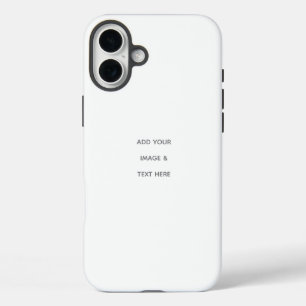 Create Your Own white  iPhone 16 Plus Case