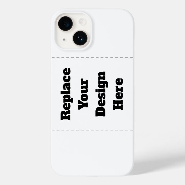 Create Your Own white  Case-Mate iPhone Case (Back)