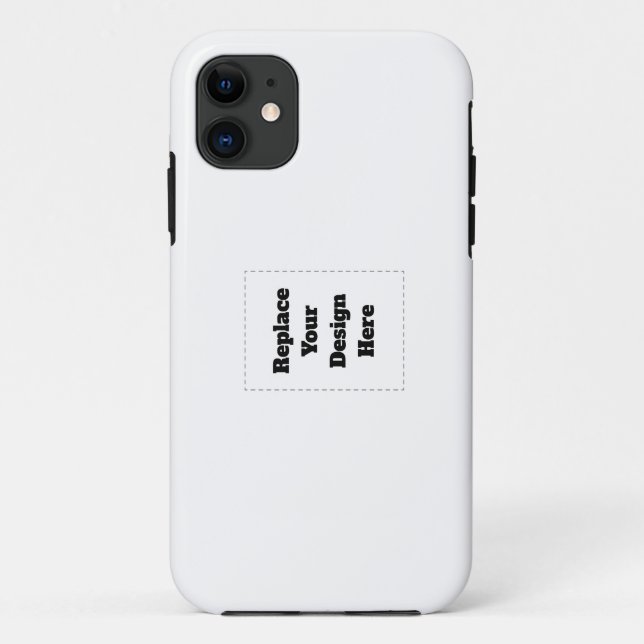 Create Your Own white  Case-Mate iPhone Case (Back)