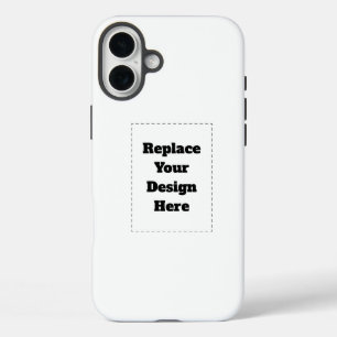Create Your Own white  iPhone 16 Plus Case