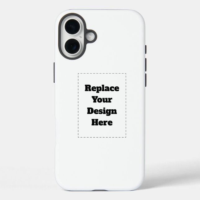 Create Your Own white  Case-Mate iPhone Case (Back)
