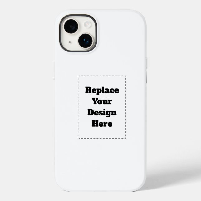 Create Your Own white  Case-Mate iPhone Case (Back)