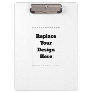 Create Your Own white  Clipboard