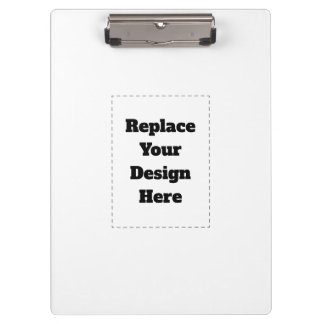 Create Your Own white  Clipboard