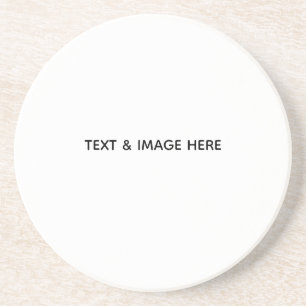 Create Your Own white Coaster