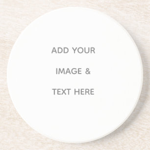 Create Your Own white Coaster