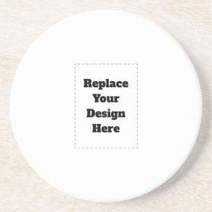 Create Your Own white Coaster