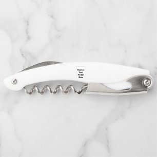 Create Your Own white  Corkscrew