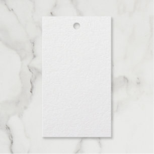 Create Your Own White Custom Gift Tags