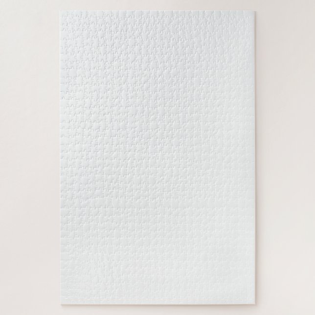 Create Your Own White Custom Jigsaw Puzzle (Vertical)