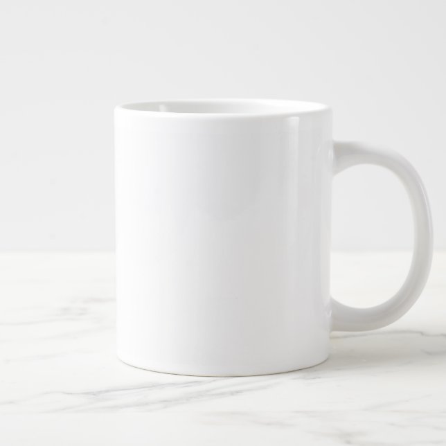 Create Your Own White Custom Large Coffee Mug (Right)