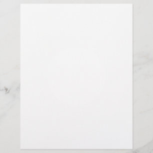 Create Your Own White Custom Letterhead