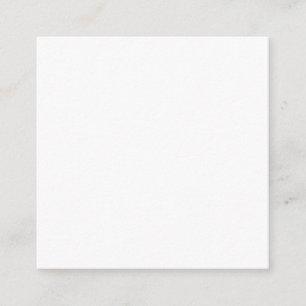Create Your Own White Custom personalized Calling Card