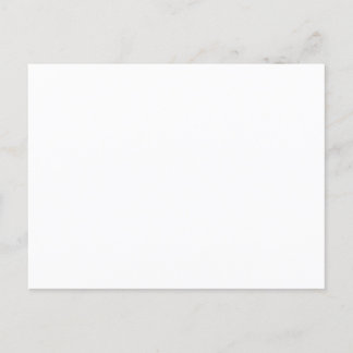 Create Your Own White Custom Postcard