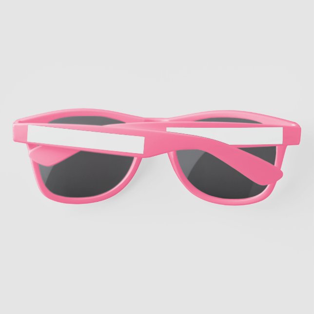 Create Your Own White Custom Sunglasses (Back)