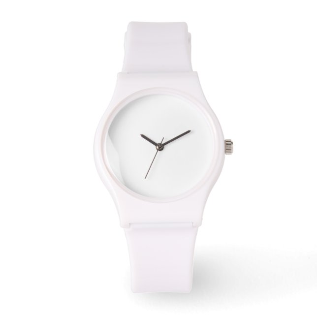 Create Your Own White Custom Watch (Front)