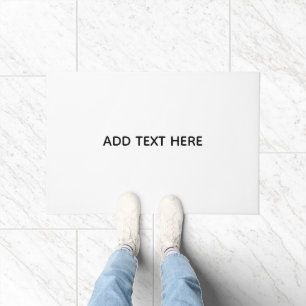 Create Your Own White Doormat