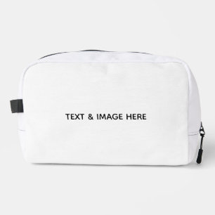 Create Your Own white Dopp Kit