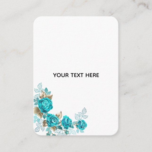 Create Your Own White Elegant Enclosure Card (Front)