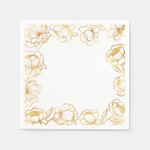 Create Your Own White Elegant Napkin