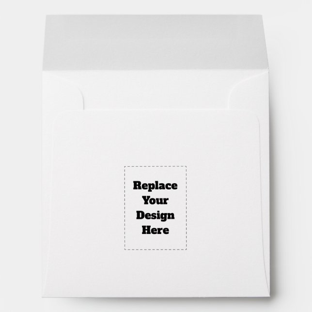 Create Your Own white  Envelope (Back (Bottom))
