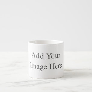 Create Your Own white  Espresso Cup