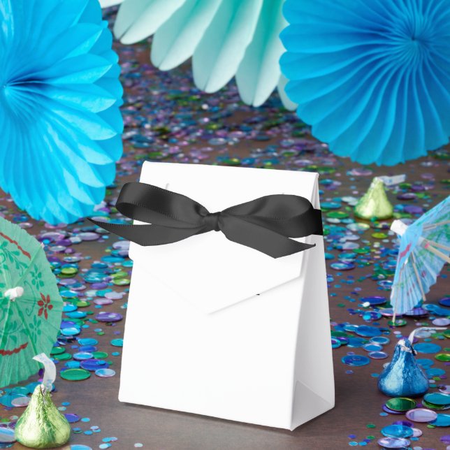 Create Your Own white Favor Box (Party)