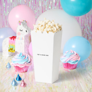 Create Your Own white Favor Box