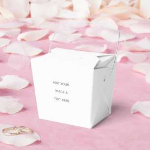 Create Your Own white Favor Box