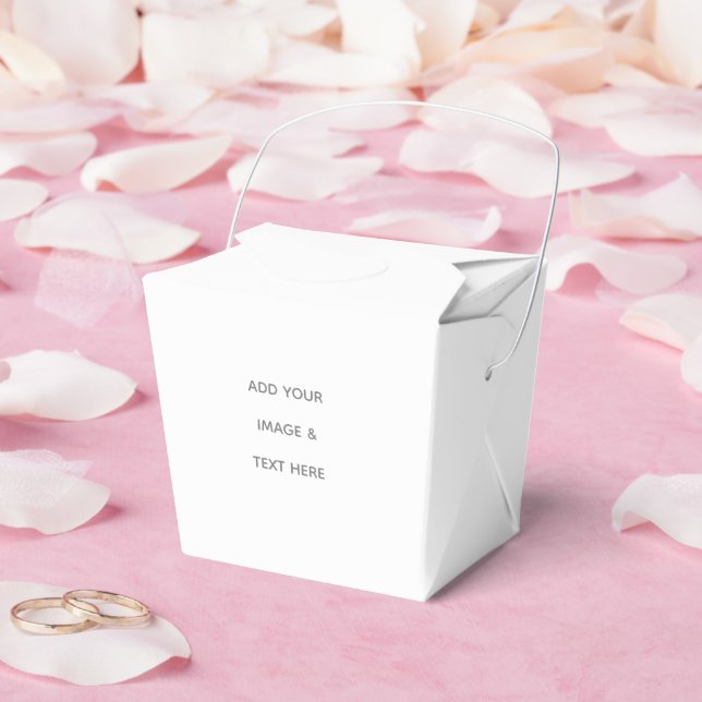 Create Your Own white  Favor Box (Wedding)