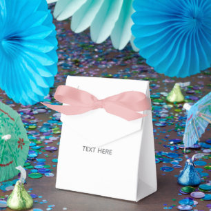 Create Your Own white Favor Box