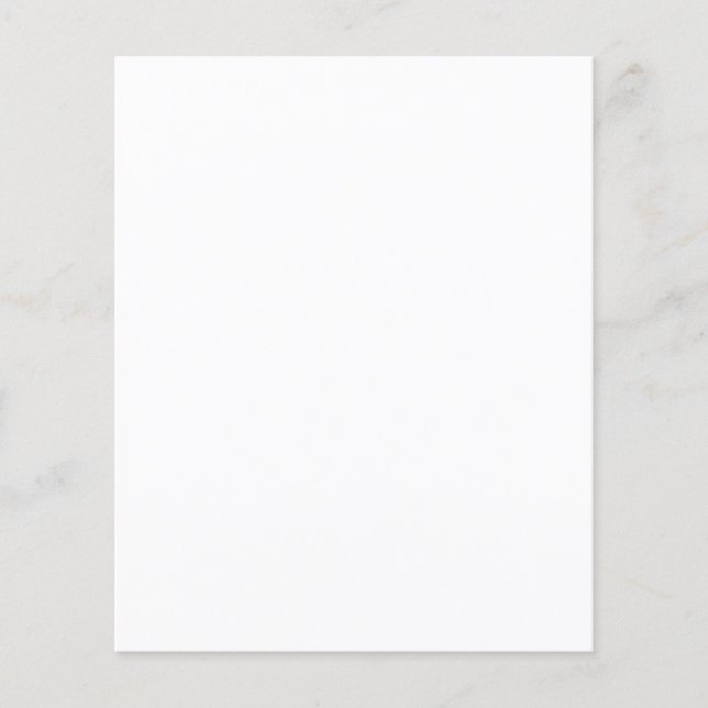 Create Your Own white Flyer (Front)