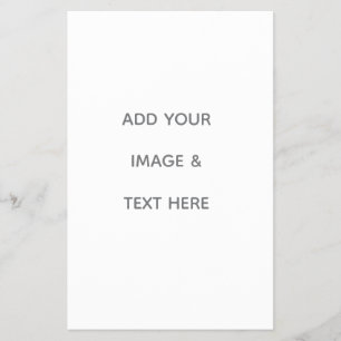 Create Your Own white  Flyer