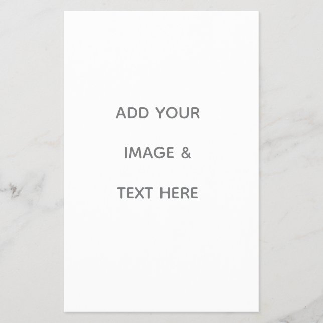 Create Your Own white  Flyer (Front)