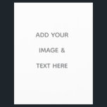 Create Your Own white  Flyer<br><div class="desc">This design is minimalist style which can be easily updated with your photo and text. If you need any help please contact me using the massage button below and I will be happy to help.</div>
