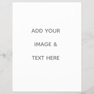 Create Your Own white Flyer