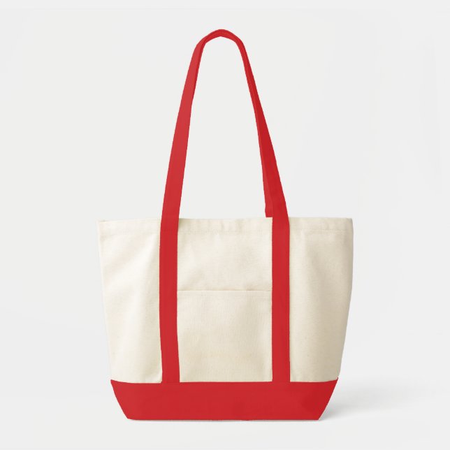 Create your own white Folded Greeting Card Tote Bag (Front)