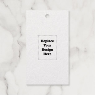 Create Your Own white Gift Tags