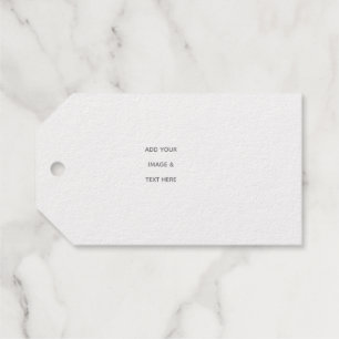 Create Your Own white  Gift Tags