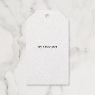 Create Your Own white Gift Tags