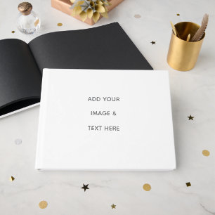 Create Your Own white  Guest Book